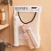 1/2Pcs Wall Garbage Mount Mesh Bag Adhesive Plastic Bag Organizer Holder