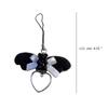 Stylish Angel Wing Phone Lanyard Punk Style Heart Pendant Backpack Decorations