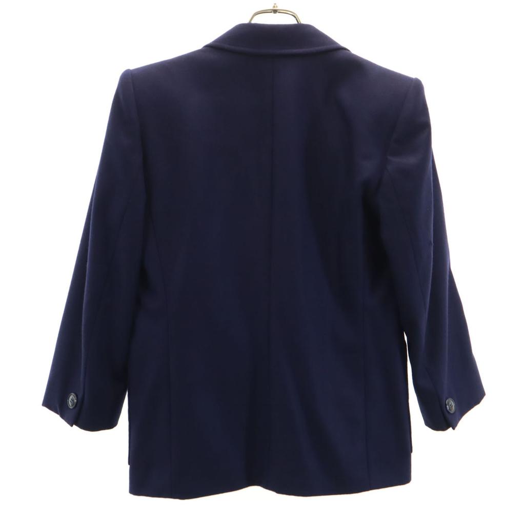 YVES SAINT LAURENT 90s Old double tailored jacket M Navy Women Used