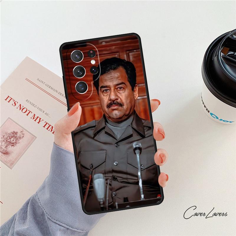 Saddam Hussein Iraq Arabic phone case For Samsung Galaxy S24 S25 S23 S22 Ultra Note 10 20 Plus S20 S21 FE Cover