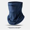 Breathable Ice Silk Mask Absorb Sweat Motorcycle Scarf Solid Color Sunscreen Face Cover  Golf