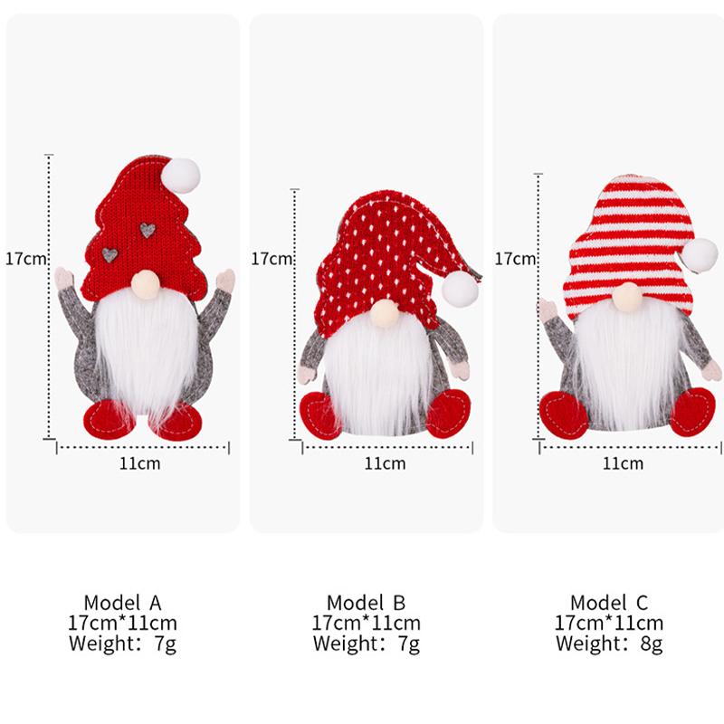 1-8PC Christmas Cutlery Holders Santa Claus Shaped Fork Knife Holder Bag New Year Xmas Party Tableware Cover Home Table Decor