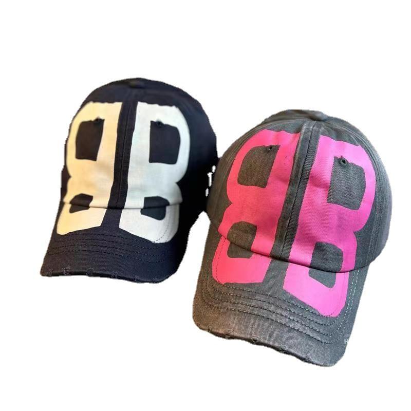 Spring and Autumn Hats Graffiti Print Baseball Cap Letters Casual Fashion Sun Visor Baseball Cap