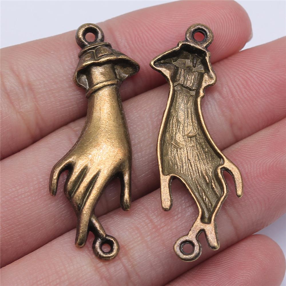 10pcs Palm Hand Charms DIY Handmade Jewelry Making Accessories DIY Handmade Craft