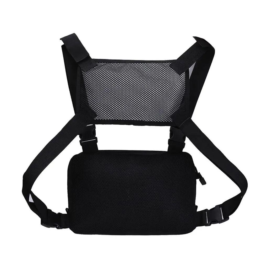 Waterproof Outdoor Vest Backpack Adjustable Outdoor Chest Rig Pouch Sports Chest Pack Climb