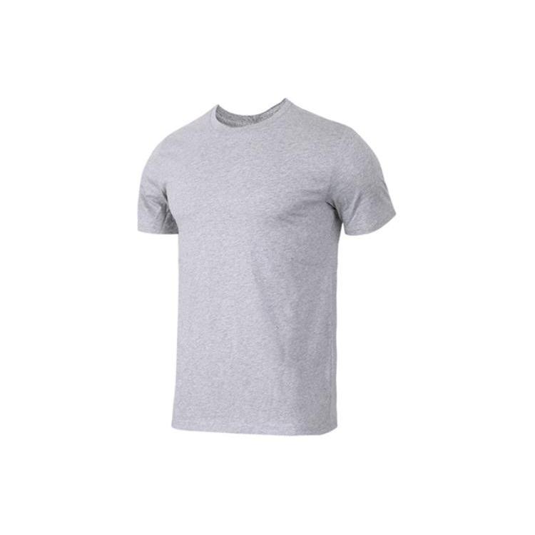 Jordan T Shirts Men's Gray Crew Neck Moderate Straight Fit AJ1159-063