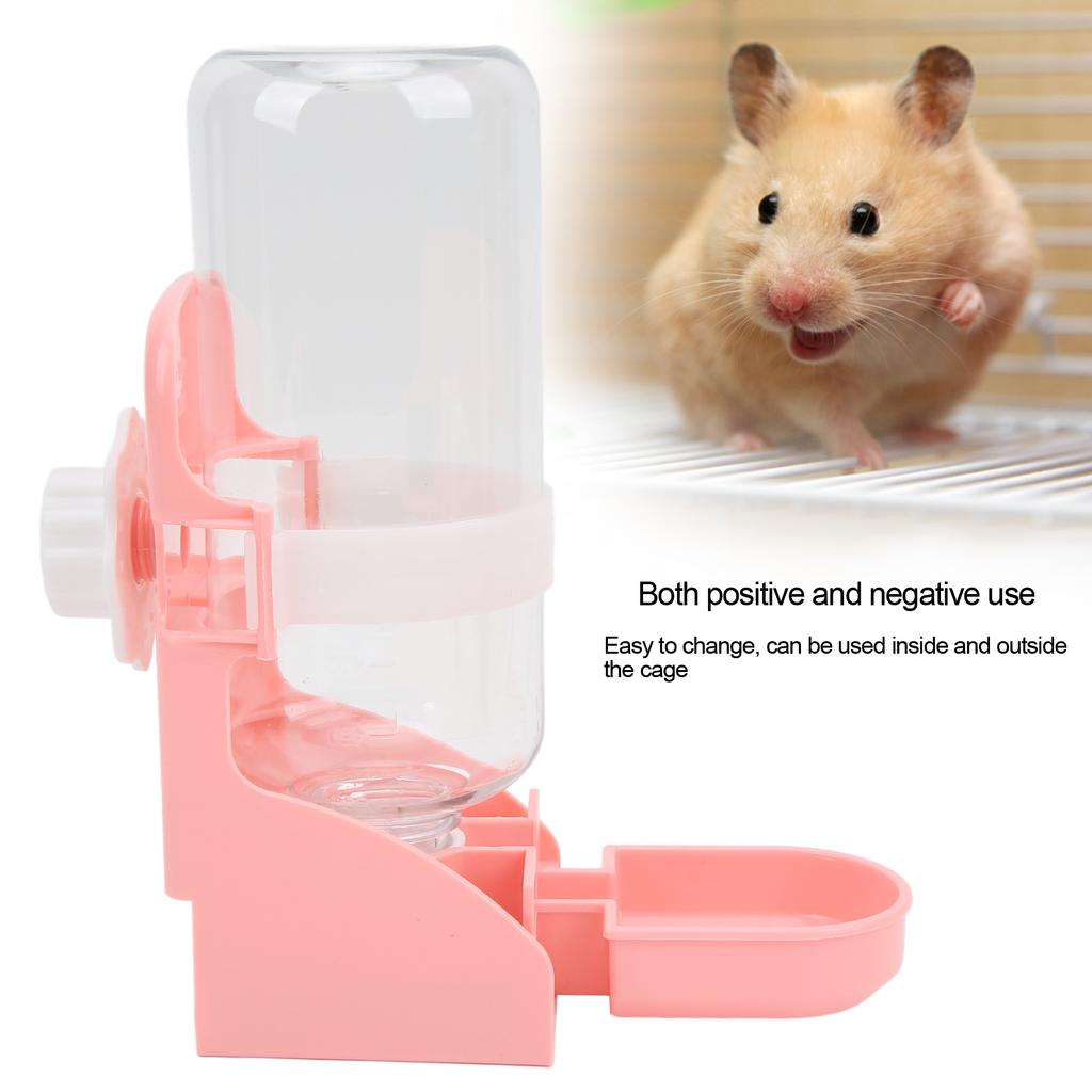 Small Pet Hanging Water Dispenser 500ml Celsius 17oz Automatic Bunny Water Bottle for Chinchilla Guinea   Hedgehog Ferret