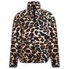 SoulCal Unisex Adult Leopard Print Borg Quarter Zip Fleece Top