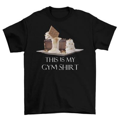 Dies ist mein Fitnessstudio T-Shirt Unisex Baumwolle Erwachsene Lustig Größen Cheesecake Smores Neu