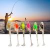 20Pcs 5cm Paddle Tail Swimbaits T Tail Baits Soft Fishing Lures for Bass Trout Artificial Baits Fishing Lure Baits
