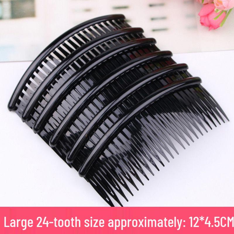 

Большая черная нескользящая расческа для непослушной челки и высоких причесок