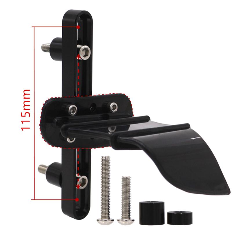 Αξεσουάρ Μοτοσυκλέτας Για YAMAHA YZF R3 R25 MT03 MT25 MT 03 25 MT-03 Μπροστινός Τροχός Σταθερό Αεροδυναμικό Πτερύγιο Πτερύγιο Νυχτερίδας Μπροστινός Τροχός