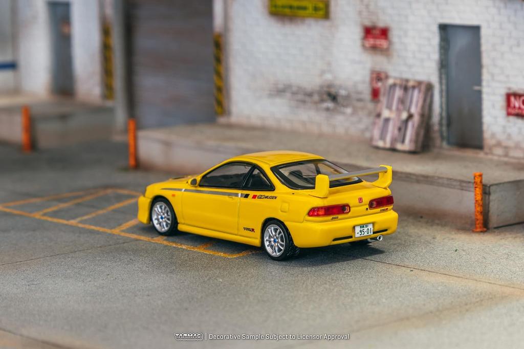 Speedmaster Japan TARMACWORKS Honda Integra TYPE R DC2 MUGEN Sunlight Yellow Finished Model 1/64 T64G-TL059-YL