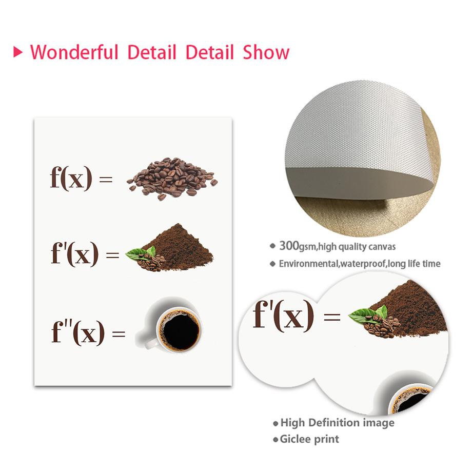 Nordic Food Coffee Beans Bean Grinder Modern Wall Art Canvas Painting Nordic Posters And Prints Wall Pictures Cafe Kitchen Decor