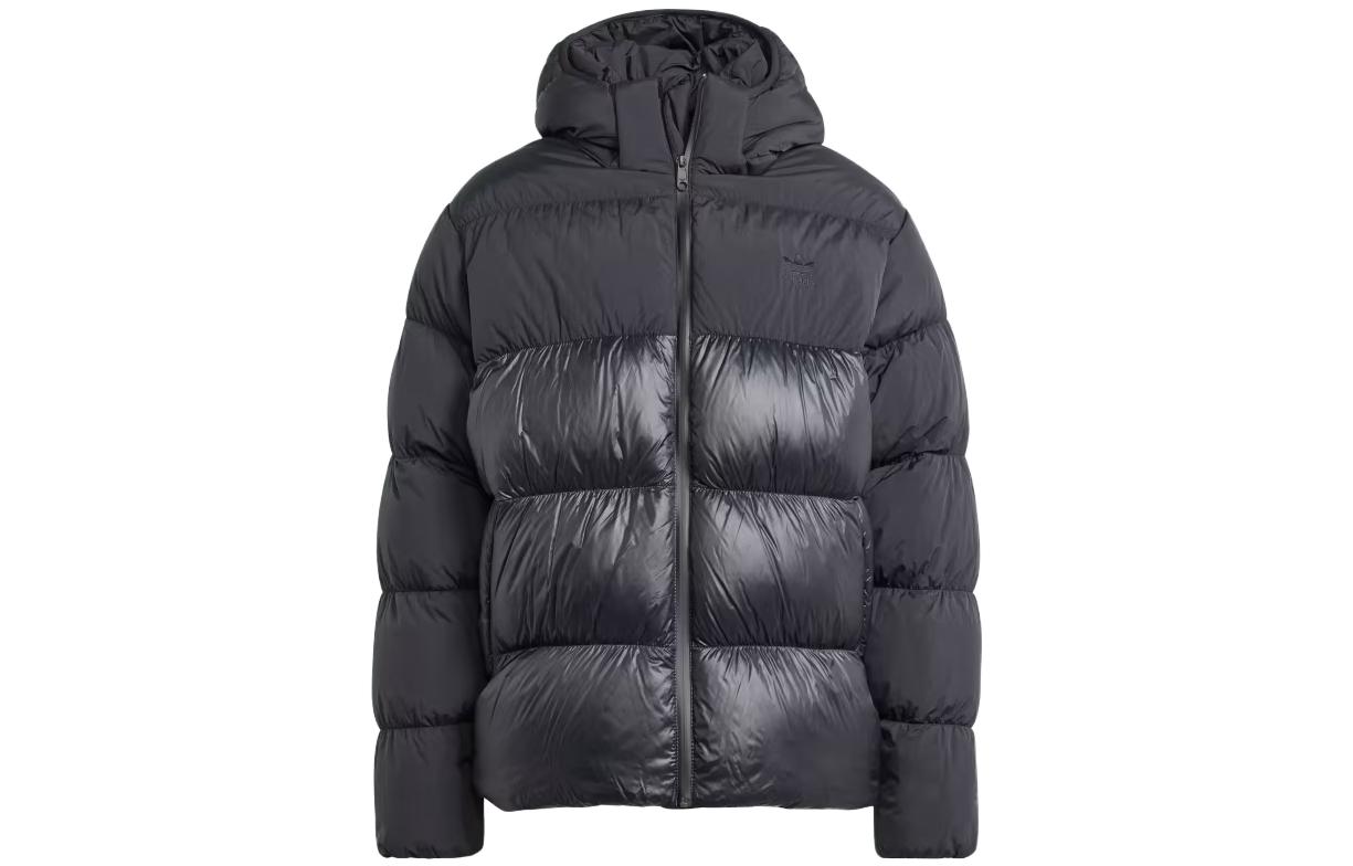Adidas Originals Куртки Мужские Черные С Капюшоном Средние Другое IL2572 XL