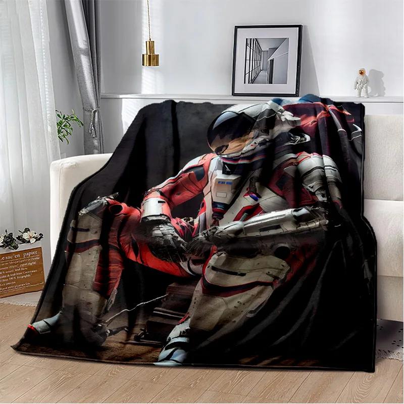 Astronaut Universe Spaceman 3D Outer Space Cartoon Blanket,Soft Throw Blanket for Home Bedroom Bed Sofa Office Cover Blanket Kid