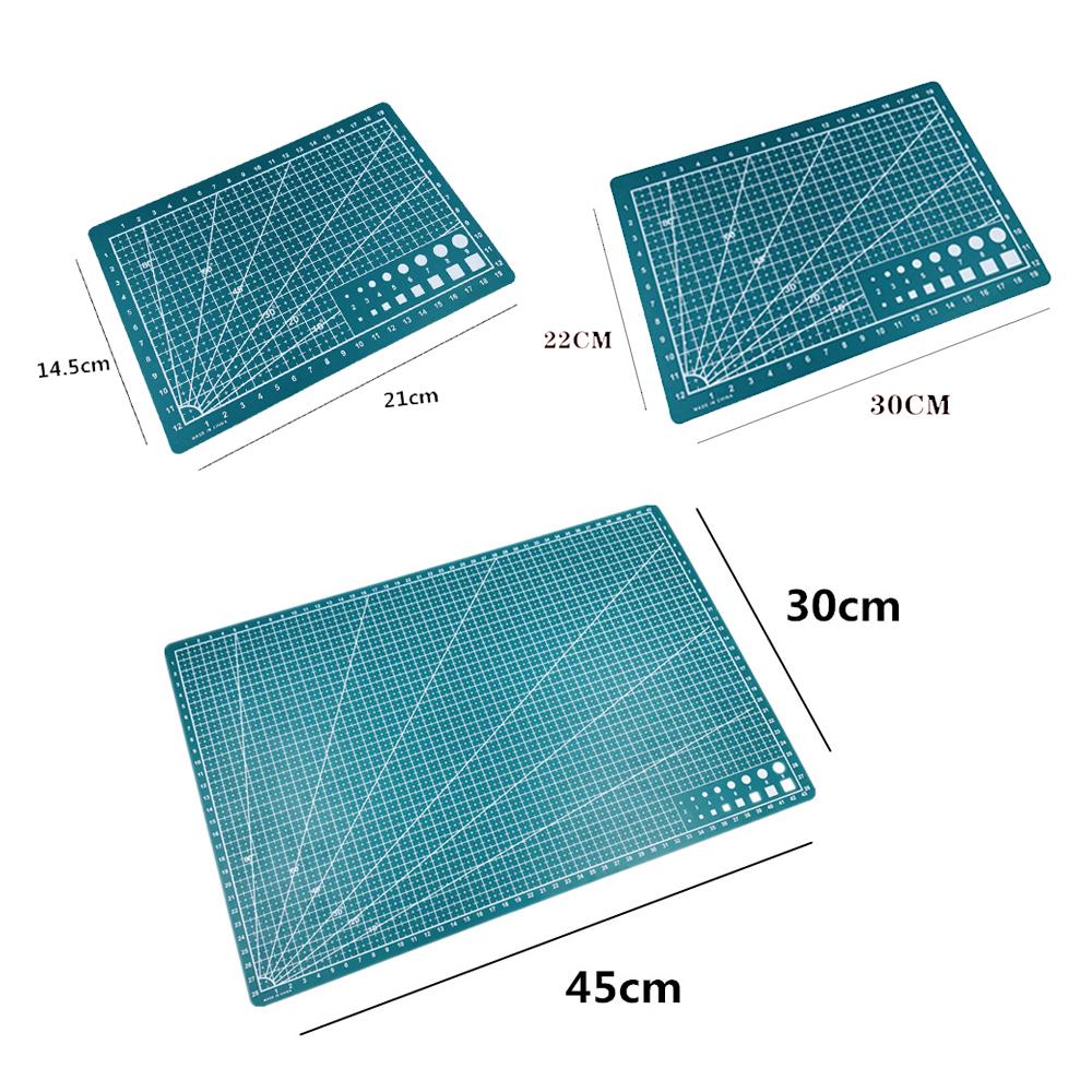 A3 A4 A5 PP Cutting Mat Workbench Patchwork Cut Pad Sewing Manual DIY Knife Engraving Leather Cutter Board Single Side Underlay