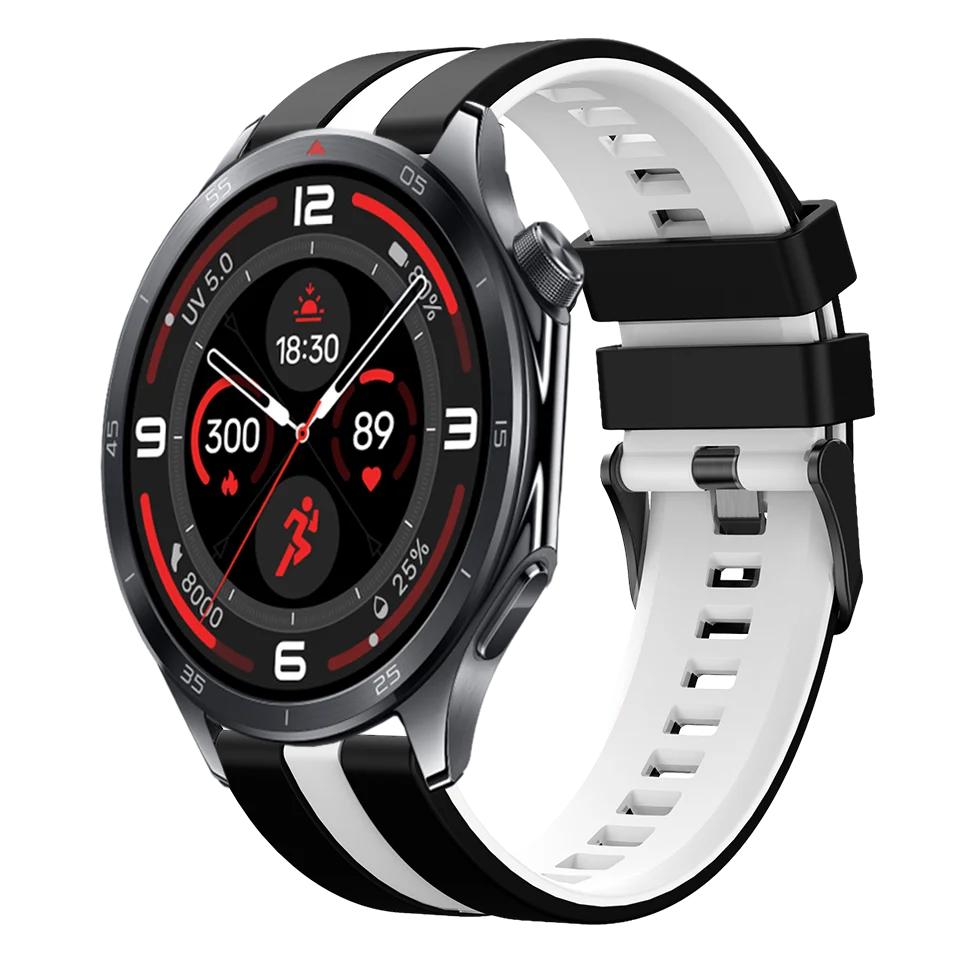 Soft Band Compatible with OnePlus Watch 3 Offical Silicone 22mm Strap Compatible with One Plus Watch 1 2 2R Smartwatch Correa