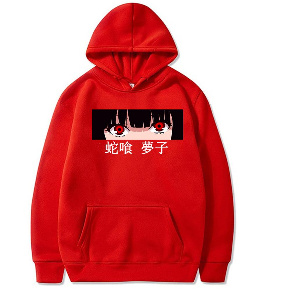 Kakegurui Hoodie Men Women Sweatshirt Print Unisex Streetwear Hip Hop Style Autumn Winter Fashion Tops Clothes Male