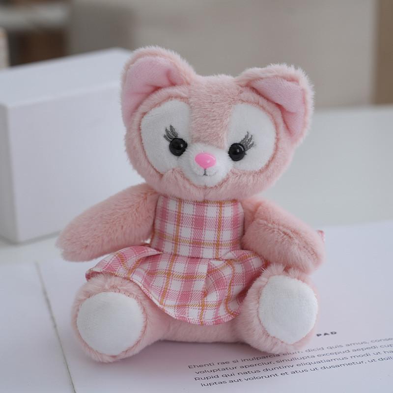 Fox Cute Linabell Plush Keychain With Pp Cotton Material For Bag Accessories