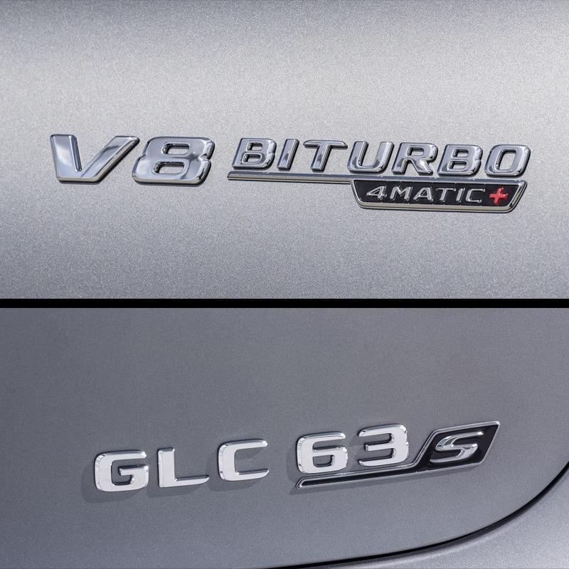 Lettere 2017 GLE43 GLE53 GLE63 GLE63S V8 Biturbo 4matic+ Emblema per Mercedes Benz AMG Car Side Trunk Rear W166 W167 Logo Adesivo
