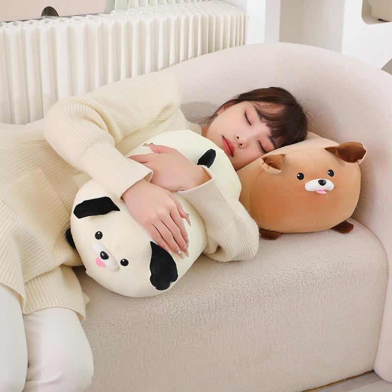 New 1pc 28cm/35cm Kawaii Anime Simulation Chubby Dog Plush Toys Stuffed Lifelike Super Soft Doll Nice Gifts Home Car Decoration