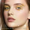 1PC Glitter Stickers Face Eyeliner Tattoo Flash Gold Temporary Tattoos Waterproof Makeup Decals For Girls Party Music Festival