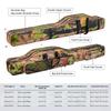 2 Layers 600D Oxford Fishing Rod Case Fishing Pole Case & Bag Fishing Reel Tackle Storage Bag Case for Fishing Gear & Equipment