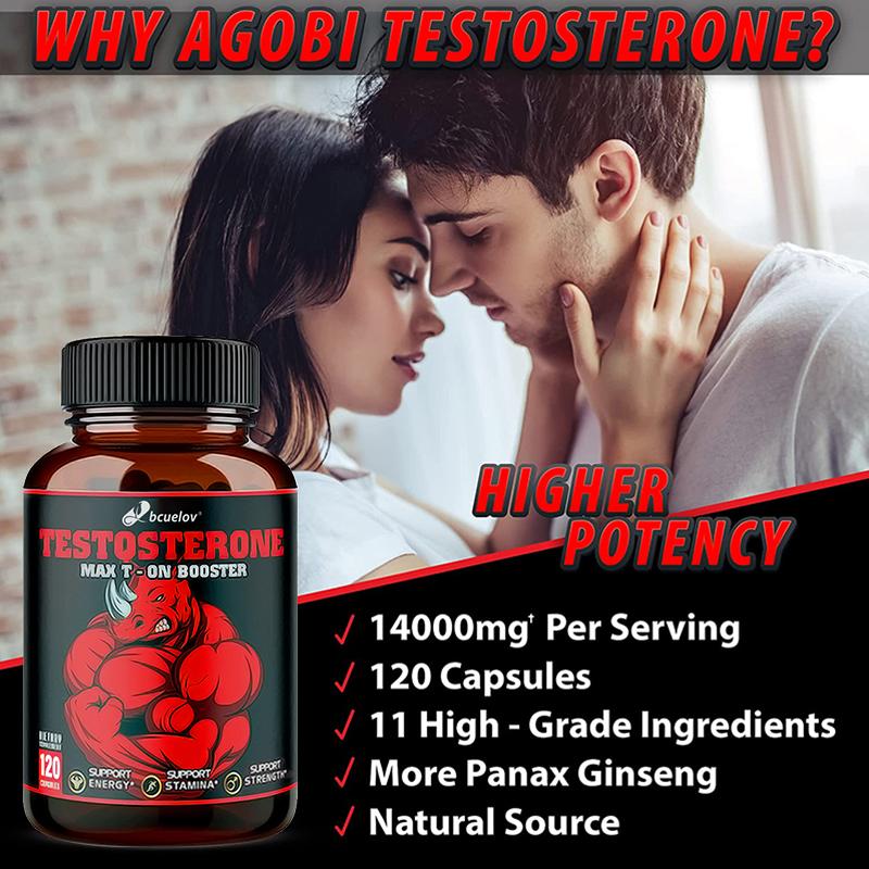 Panax Ginseng 120 kapslí Podpora testosteronu Zdraví svalů Zlepšení energie Výdrž