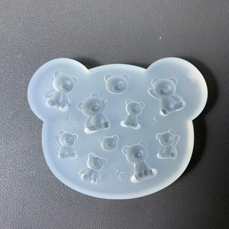Adorable Silicone Bear Molds For Homemade Candies Chocolates And Baking Safe Material