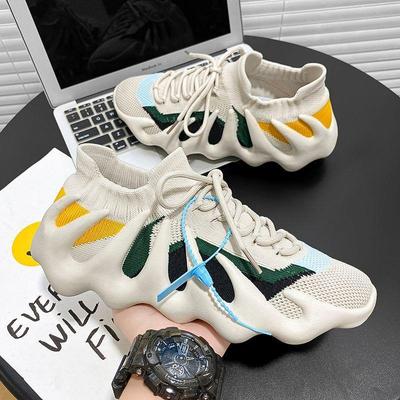 Octopus Unisex Lace-Up Casual Shoes - 2022 Autumn/Winter Fashionable Breathable Woven Sneakers