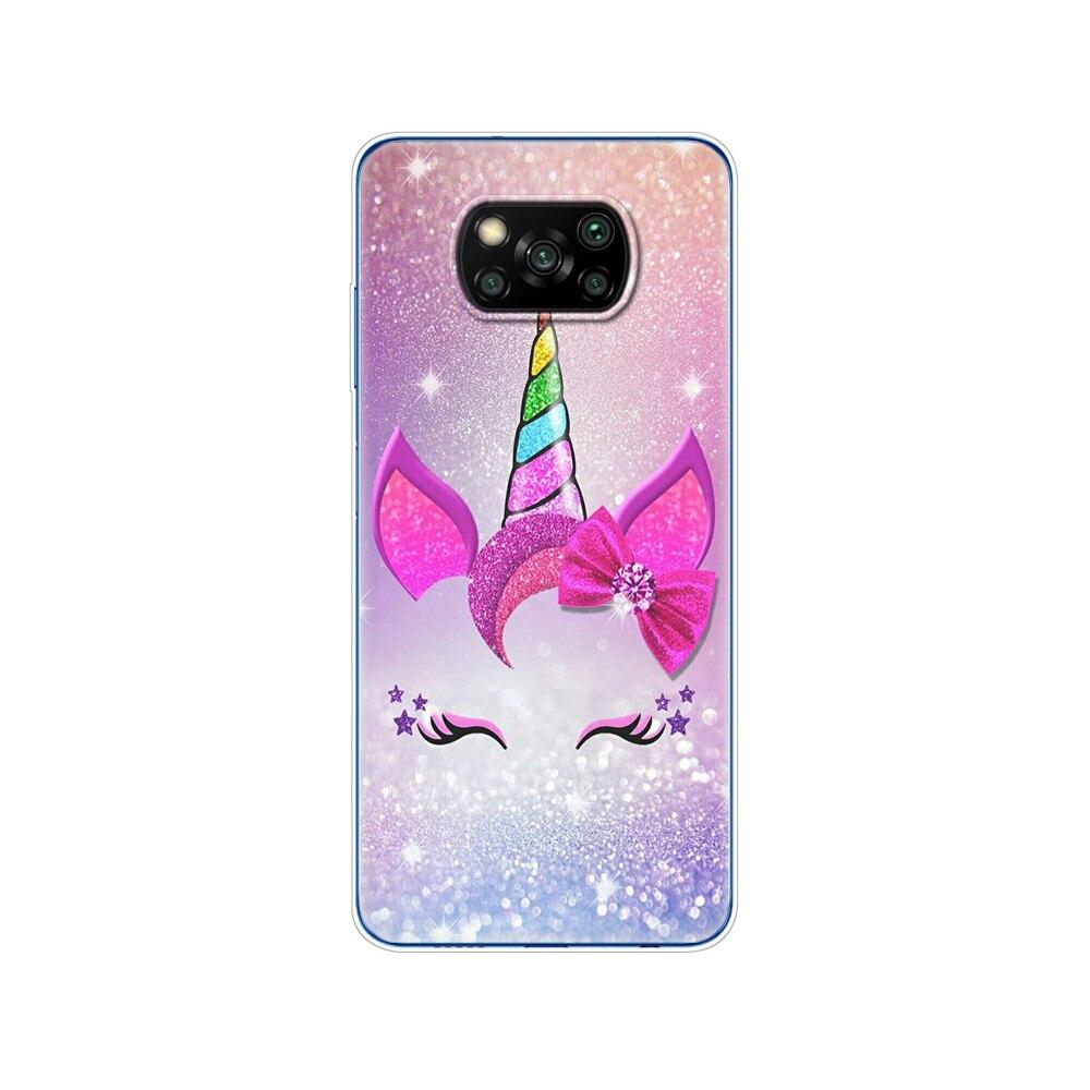 Für Xiaomi Poco X3 NFC x3 pro Hülle Silikon Weiche Rückseite TPU Bumper für Poco X 3 NFC 6.67'' Global Handyhülle Winter Schnee Weihnachten