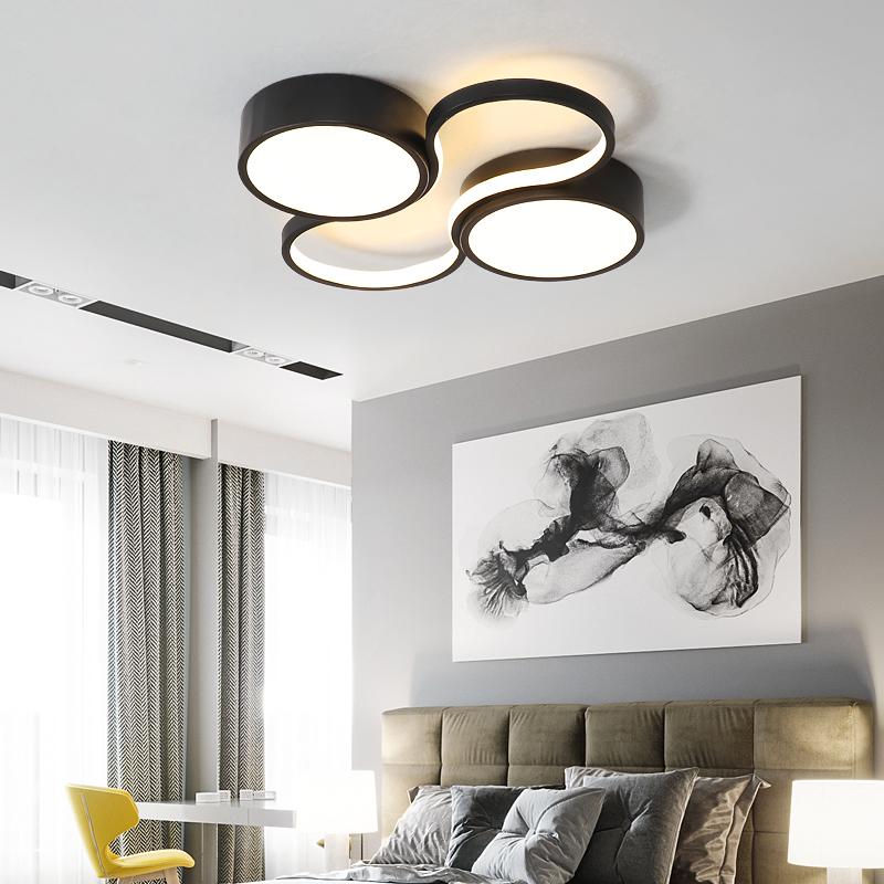 LED Ceiling Light Circular Bedroom Nordic Modern Minimalist Gold Light Luxury Style Room Lighting Fixtures