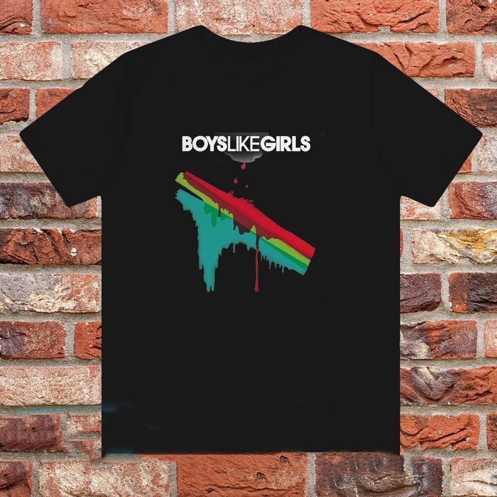 

Футболка Boys Like Girls 100% Хлопок Подарок для Фаната Размеры S - 5XL Унисекс Футболка XL