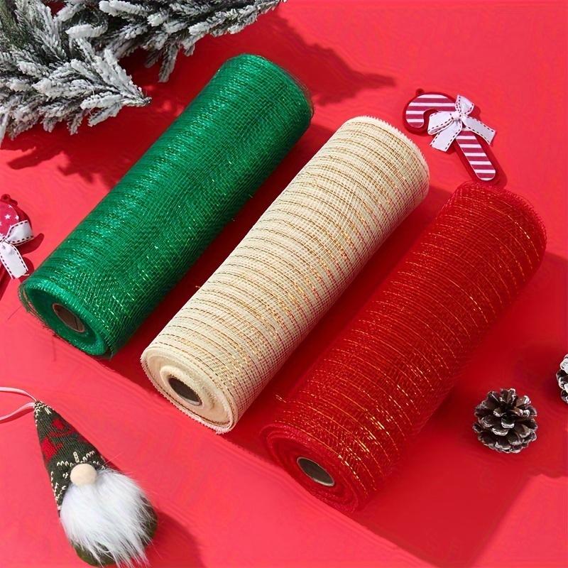 

10 size polypropylene decorative mesh belt roll for handmade, Christmas tree, wreath, seasonal, and DIY holiday decorations фиолетовый