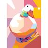 Cute Goose Wall Poster Canvas Printing Fashionable Aesthetics Natural Canvas Decoration Gifts Popular Room Home Villa Decoration