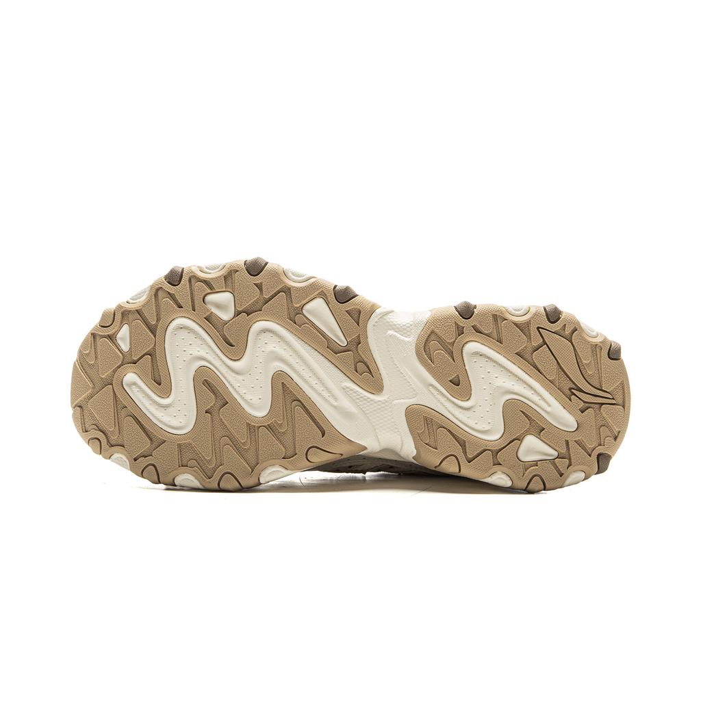 Li Ning Cat Paw Lite3 Cushioning Slip Resistant Abrasion Resistant Breathable Lightweight Low top Chunky Sneakers AGCV390-1