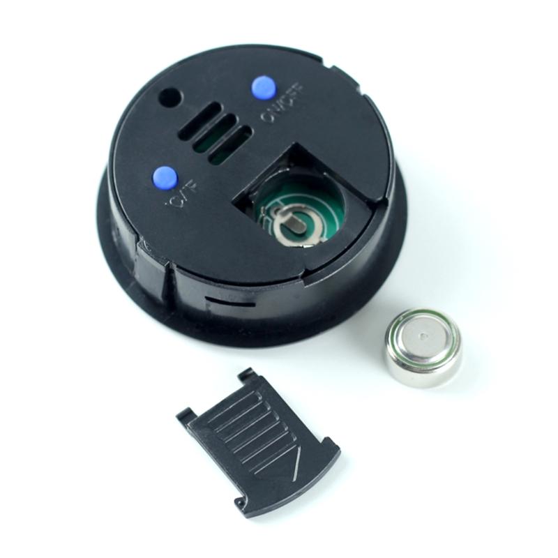 Elektronisches LCD Digitales Thermometer Hygrometer Runder Temperatur-Feuchtigkeitsmesser für Reptilien Glasbehälter Aquarium