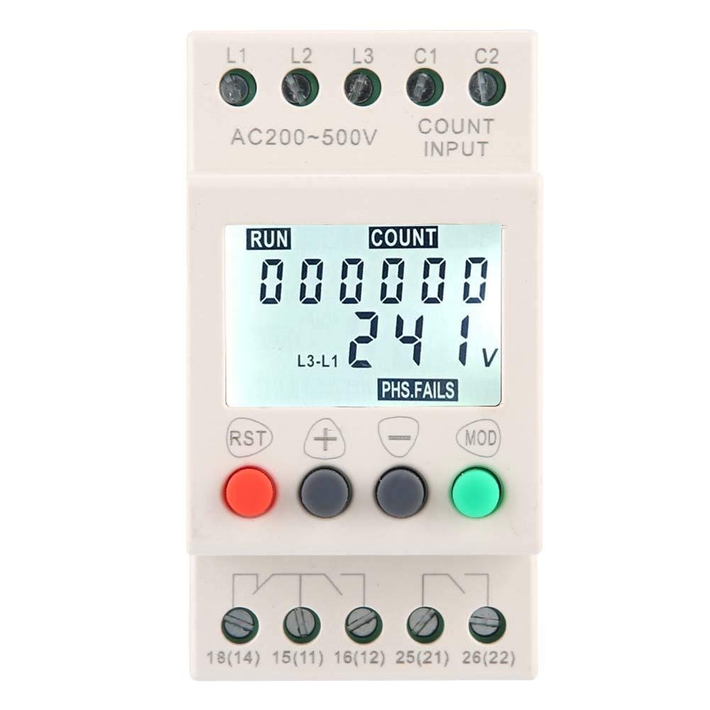 Voltage Monitoring Relay, Under Over Voltage Protector 3 Phase Voltage Monitoring Sequence Relay