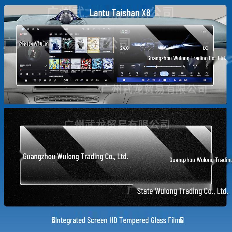 Fits 26 Lantu Tianshan X8 Models: Central Control Navigation Screen & Gear Shift Protective Film
