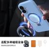 Magnetic Silicone Phone Case With Kickstand IPhone 17 16 15 14 13 12 11 Pro Max Full Cover Shockproof Soft Skin-Friendly