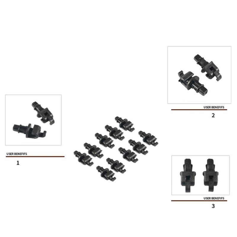 Sun Shade Hook Sliding Door Clip Kit for Odyssey 2005-2010 Replaces Part Number 83715SHJA21ZA