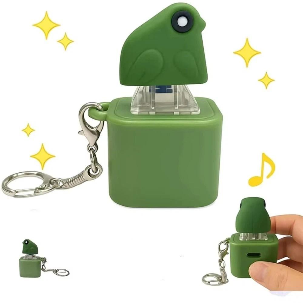 Luminous Keyboard Fidget Keychain Electronic Mechanical Keyboard Key Chain  Fun Gifts