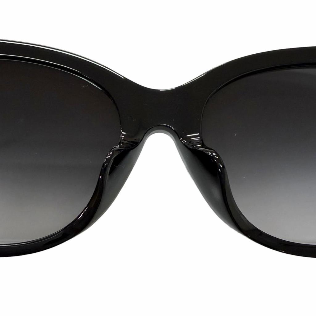 Excellent LOUIS VUITTON LV GO-14 Round Sunglasses Black Women Z2378E Used