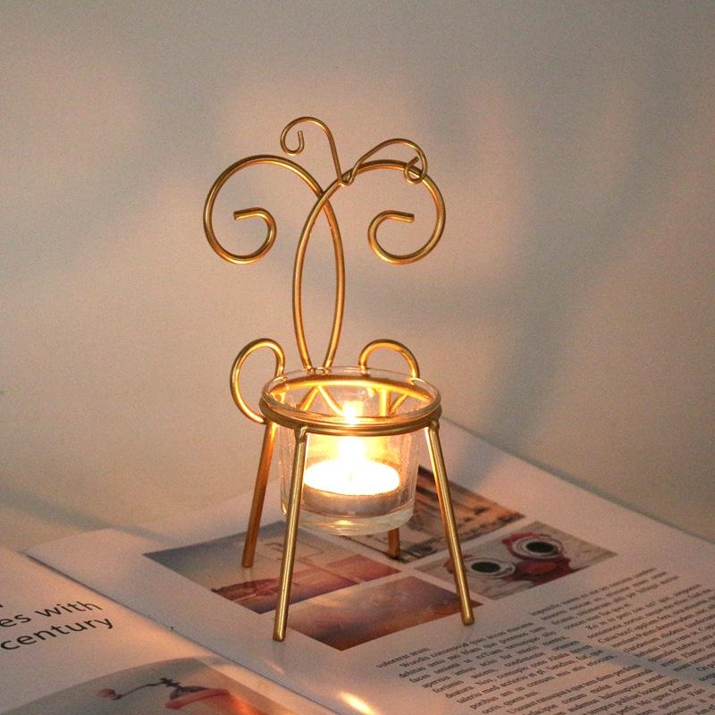 

Североевропейский стильInsКованое железное кресло-бабочка Кованый железный подсвечник Креативный домашний рабочий стол Декоративное романтическое свадебное ремесло Butterfly Black