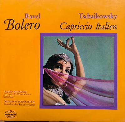 LP Record LONDON PHILHARMONIC ORCHESTRA HUGO Bolero Capriccio Italien SF9600 Somerset Germany Classical Used