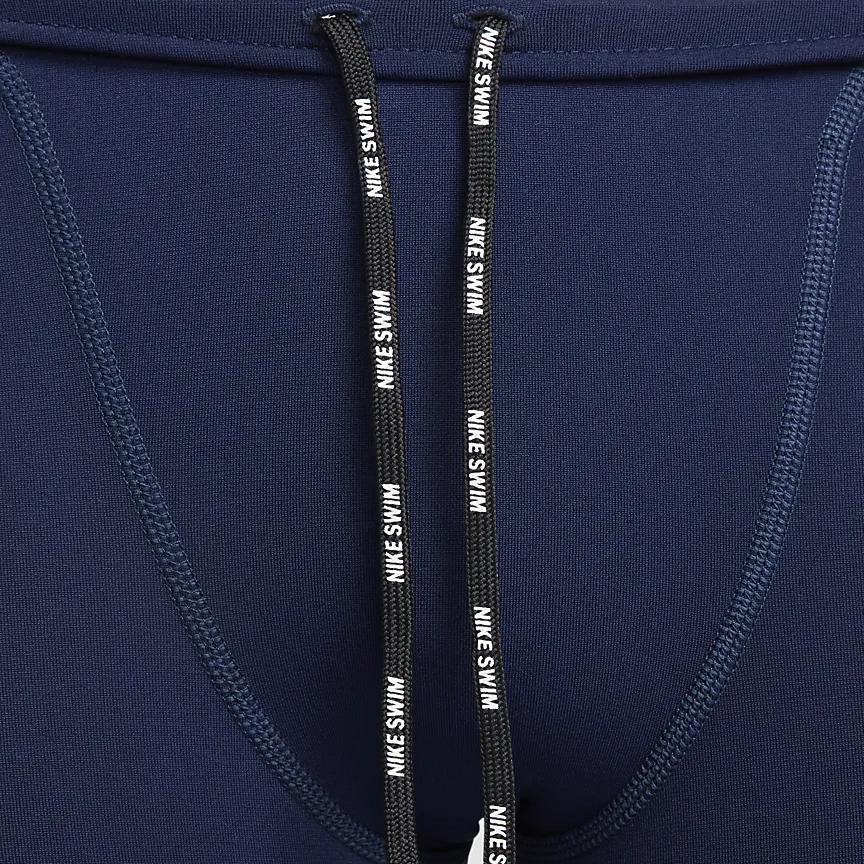 Nike Chlorine Resistant Solid Mid-Rise Slim Fit Swim Trunks Men swimwear Dark-Navy FZ6143-410