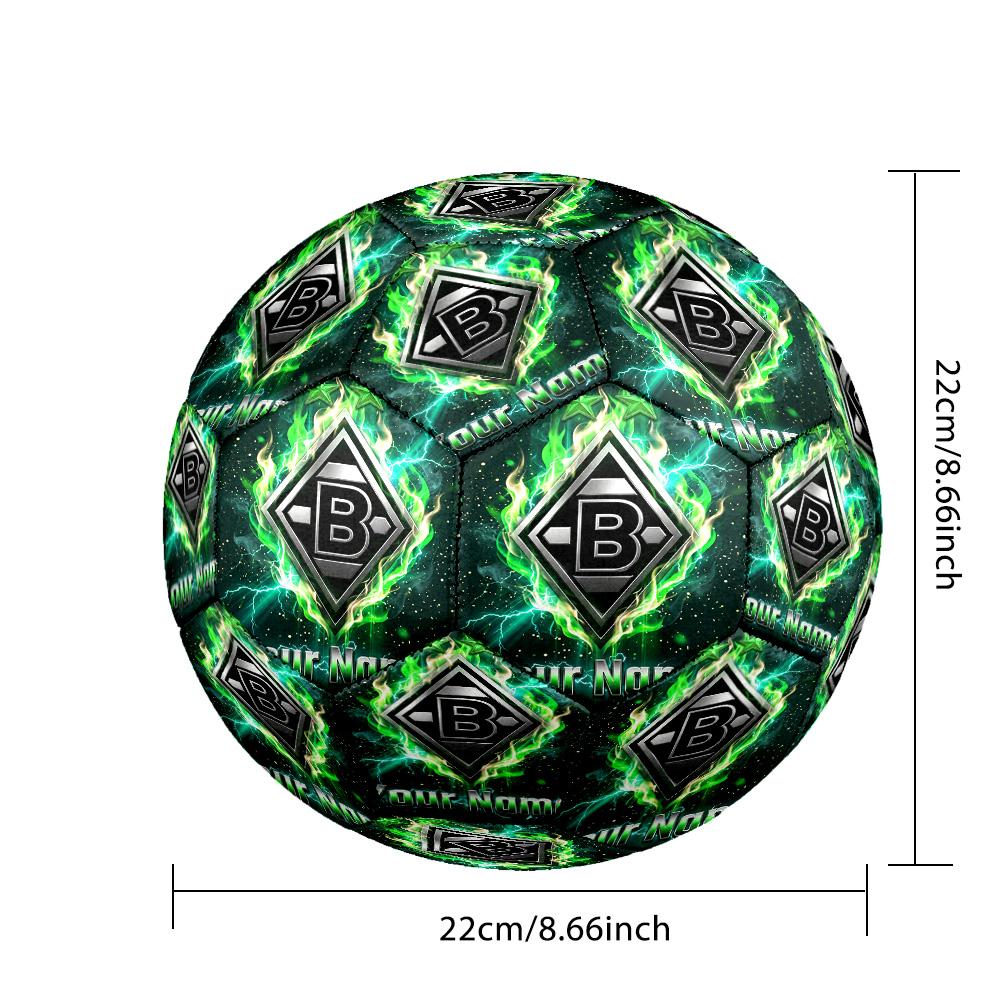 Borussia Mönchengladbach Fashion Size 5 Football Wearproof Non‑Slip Soccer Ball For Sports Training Entertainment Use