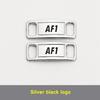 NEW 1 Pair Metal Shoelaces Buckle AF1 Shoe Decoration Suitable for All Shoes Sneakers Shoes Accessories Flat Shoelace Buckle