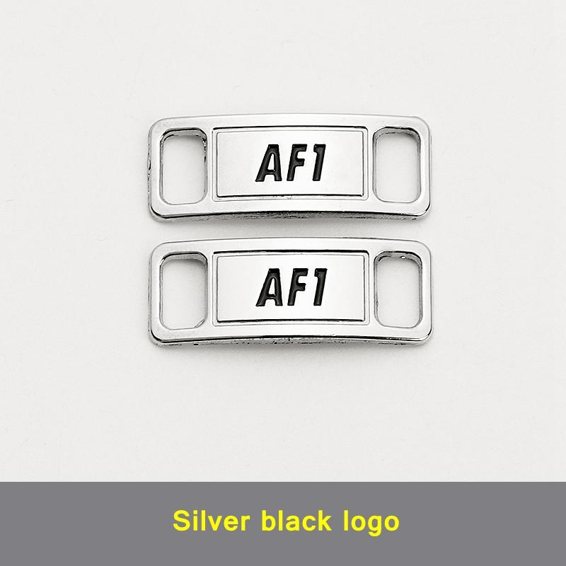 NEW 1 Pair Metal Shoelaces Buckle AF1 Shoe Decoration Suitable for All Shoes Sneakers Shoes Accessories Flat Shoelace Buckle